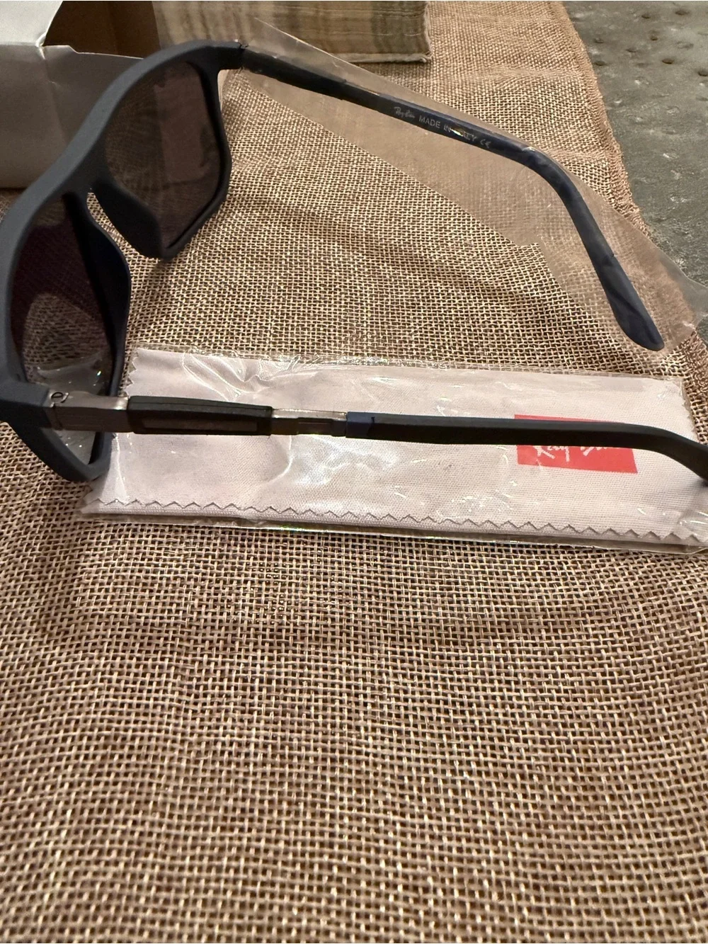 Ray Bans Polarized Sunglasses. Navy/dark grey. New in package.